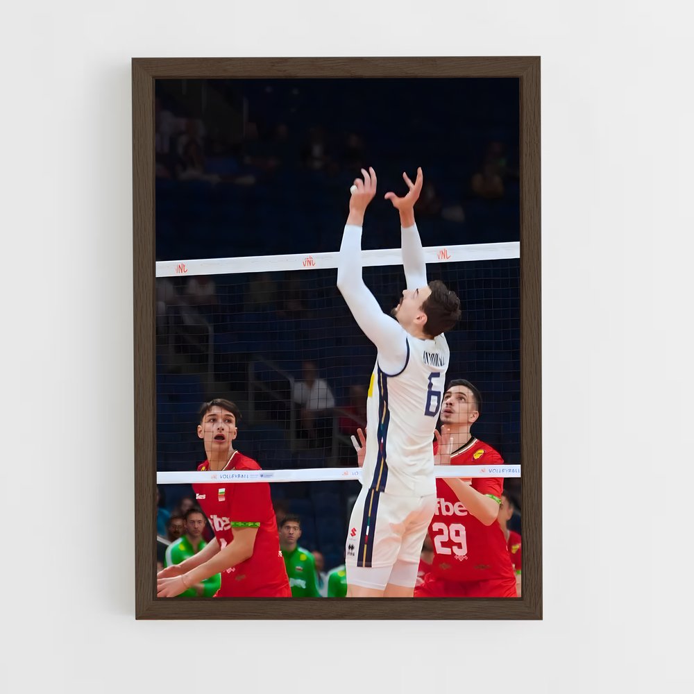 Poster Volleyball league internationaux (vue 5)
